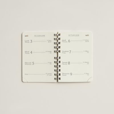 手帳レフィル '24 《PM》 1ブロック | Hermès - エルメス-公式サイト
