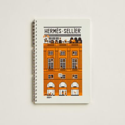 Hermes Etoupe Beige ULYSSE ARPEGE AUTOMNE MM Cahier NoteBook Refill BNIB!
