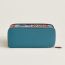 Silk'In Compact wallet, bleu jean/bleu jean/sun