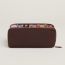 Silk'In Classique long wallet, moka/paprika/rose pop