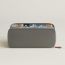 Silk'In Classique long wallet, gris Meyer/gris Meyer/bleu paradis