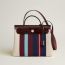 Herbag Zip 31 laquered bag, écru/beige/rouge sellier/rouge sellier, no stock