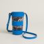 Avecsoie In the Pocket water bottle holder, bleu Zanzibar/gris misty