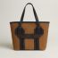 Pursangle MM tote bag, alezan/noir/ébène/noir