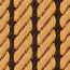 Sangle Cordage 50&nbsp;mm bag strap, ébène/paille/noir
