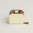 Porte-monnaie Silk'In, jaune Milton/beige marfa/prunoir