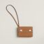 Hermèsnap card holder, gold