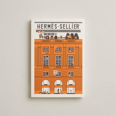 Faubourg blank notebook - Grey | Hermès Canada