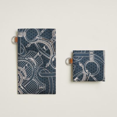 ❤未使用品❤カルメン レザーチャーム セレステ ライトブルーｘSV エルメス ❤未使用品❤カルメン レザーチャーム セレステ ライトブルーxSV