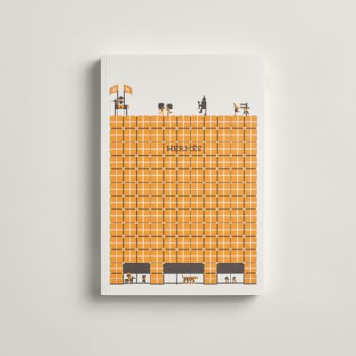 Faubourg blank notebook - Grey | Hermès Hong Kong SAR