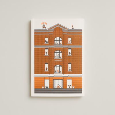 Faubourg blank notebook - Grey | Hermès Canada