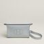 Sac Hermès Videpoches, bleu glacier