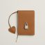 Secret notebook cover, gold/poudre/grège pâle