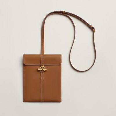 Glenan To Go pouch - Beige | Hermès Canada