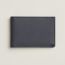 H Sellier card holder, ardoise/noir