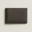 H Sellier card holder, vert bronze/noir