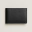 H Sellier card holder, noir/noir