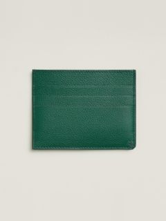 HERMES エルメス フェルト トランプケース ポーチ ダークグリーン カードケース 《Hセリエ》 カラーフィル - グリーン | Hermès