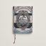 Della Cavalleria silk notebook, PM, poudre/grège pâle