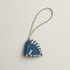 Cheval Tresse charm, bleu tie/jaune Milton