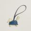 Rodeo Robeo Coeur PM charm, jaune Milton/bleu nuit/bleu tie/jaune Milton