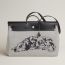 Herbag Zip cabine bag, gris platine/écru/noir/noir
