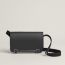Hermès Geta slim bag, noir/noir