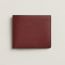H Sellier Compact colorfil wallet, rouge H/noir