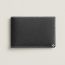 H Sellier card holder, noir