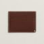 H Sellier card holder, terre