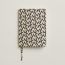 Le Cœur et Rubans silk notebook, PM, craie/moka