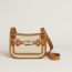 Jypsiere mini Toile & Cuir bag, écru/beige/gold