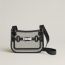 Jypsiere mini Toile & Cuir bag, écru/noir/noir