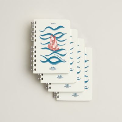 HERMÈS ノート　Faubourg blank notebook org.jpg