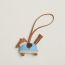 Rodeo PM charm, gold/terre/céleste/écru