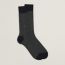 "H" embroidery socks, anthracite