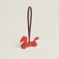 Cheval a Roulettes charm, capucine/orange/terre