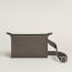 Sac Hermès Videpoches, gris étain