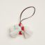 Hermès Budy «&nbsp;A la Mer&nbsp;» charm, écru/peppermint/chocolat/rouge/craie