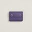 Portacarte Hermèsnap II laccato, purple/purple