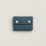 Hermèsnap II card holder, bleu tempête
