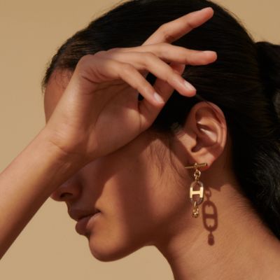 Hermès sur Mer earrings, small model | Hermès Norway