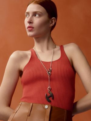 Chaine d'H pendant, View: Worn, worn, view 3 of 5