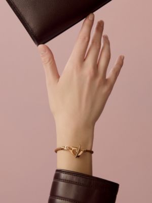 レザーブレスレット 《エトリエ》, イメージ: 着用例, worn, ビュー2の2