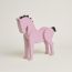 Small decorative horse, mauve sylvestre/graphite