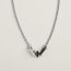 Collier Maillon, noir