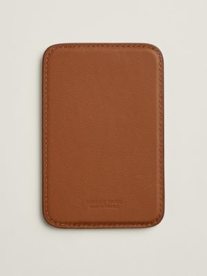 "H Tartan" MagSafe card holder, View: Back, back, view 4 of 4