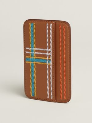 "H Tartan" MagSafe card holder, View: side, side, view 3 of 4
