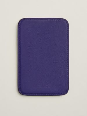 "H Tartan" MagSafe card holder, View: Back, back, view 4 of 4