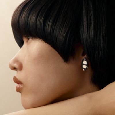 ブラック - レディス, ファッションジュエリー, ピアス | Hermès